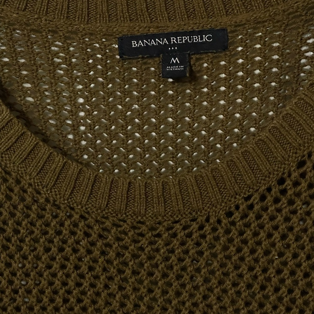 Banana Republic Khaki Knit Pullover